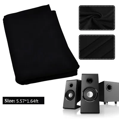 Speaker Mesh Cloth Home Replacement Dustproof Protective Fabric Acoustic Audio • £13.18
