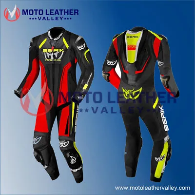 Berik Motorbike Learther Racing Suit Leather Biker Suit 100% Cowhide Learther • $280