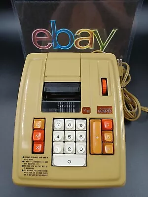 Vintage Montgomery Ward DBN-8449A Electric Adder Calculator Made In Japan AS-IS  • $39.99