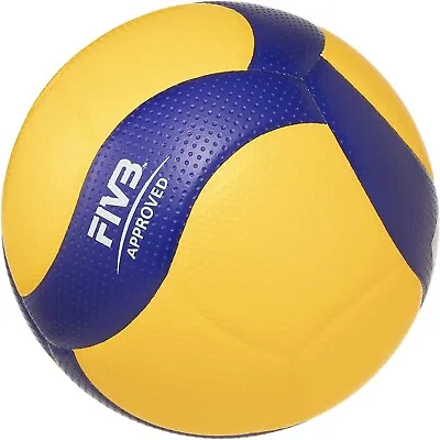 MIKASA JAPAN V300W FIVA Official Volleyball Competition Ball Size5 Yellow/Blue • $90