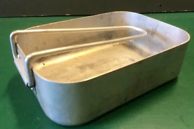 Dutch Army Aluminium Mess Tin BB 68 PSL Cooking Pan Pot Metal Military Used • $6.22