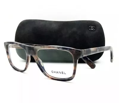 New Chanel Eyeglasses 3240 1392 Blue/Grey Mottle 52•16•140 With Case • $379.32