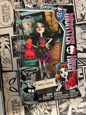 Monster High ART CLASS SKELITA CALAVERAS DOLL & Accs. New In Damaged Box 2013 • $80.11