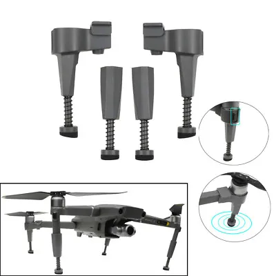 $18.30 • Buy For DJI Mavic 2 Pro/ Zoo Drone Accessories Landing Skid Heightened Gear GMV