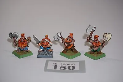 Warhammer Citadel Dwarf Troll Giant Slayers X 4 Metal • £36.75