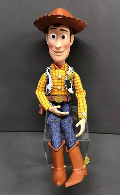 $89.99 • Buy Thinkway Signature CollectIon Toy Story Talking Woody Pull String Works Pixar