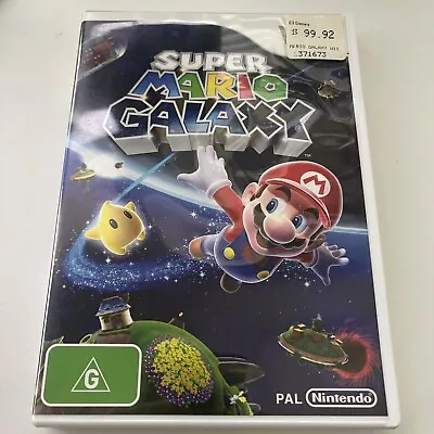 Super Mario Galaxy (Nintendo Wii 2007) Complete With Manual • $29.95