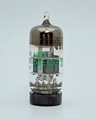 £35 • Buy Philips ECG USA JAN 6922 ECC88 6DJ8 Valve Tube Green Print NOS (V17)