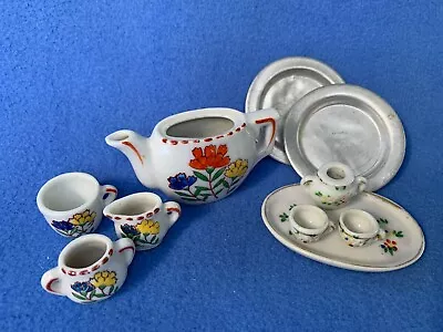 Vintage Children’s Doll Ceramic Floral Tea Sets Made In Japan & Occupied Japan • $4