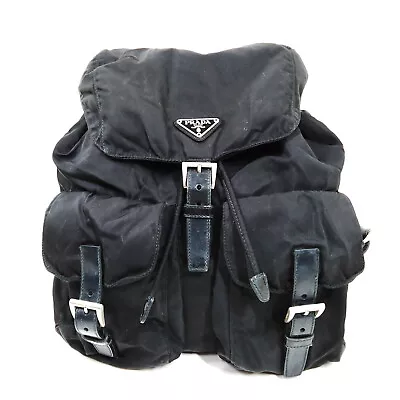 Prada BackPack Bag  Black Nylon 3116151 • $102