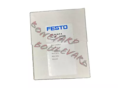 New Festo Slt-16-10-p-a 170560 Slt Mini Slide Cylinder *ships Fast From Usa* • $500