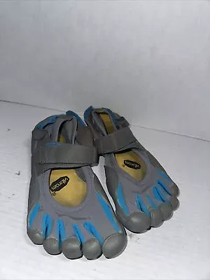 Vibram Women's Five Fingers Barefoot Running Shoes Size W38  Grey/Blue • $29.99