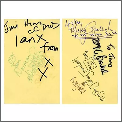 Ian Dury And The Blockheads Manchester 1979 Autographs (UK) • £201.25