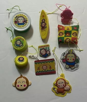 Sanrio Monkichi Trinkets Set Of 11 Vintage New 1993-1996 • $105