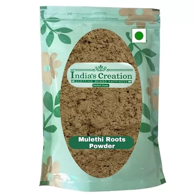 Mulethi Roots Powder-Licorice Root -Glycyrrhiza Glabra-Raw Herbs-Yashtimadhu • £208.81