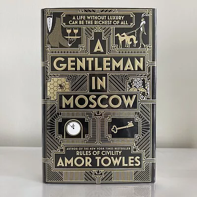 SIGNED A Gentleman In Moscow UK First Edition 1/1 Amor Towles RARE • $685