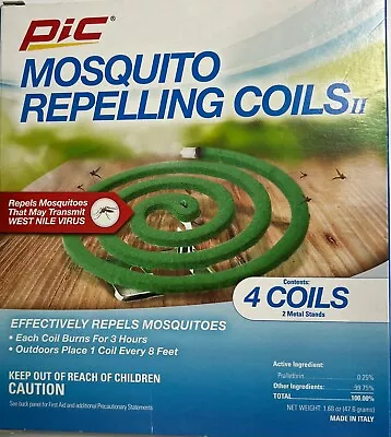 PIC Citronella Mosqu Repelling Coils (2 Packs) 8 Coils • $9.95