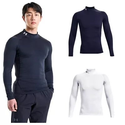 Under Armour 1369606 Men's UA HeatGear® Armour Fitted Mock Shirt Long Sleeve Tee • $32.99