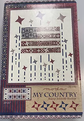 Moda Quilt Kit My Country Kathy Schmitz Studios • $94