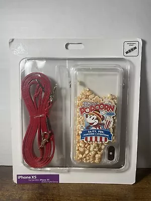 Disney D-Tech Mickey Main Street Popcorn IPhone  X XS 3D Cell Phone Case W/Strap • $14.99