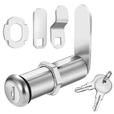 Cabinet Lock With Keys 2  Extralong Cam Locks Keyed Alike Cabinet Cam Lock Set F • $14.06