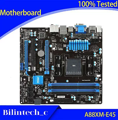 FOR MSI A88XM-E45 FM2 Motherboard 4 Memory Slots Support 7850K 860K 7870K DDR3 • $79.99