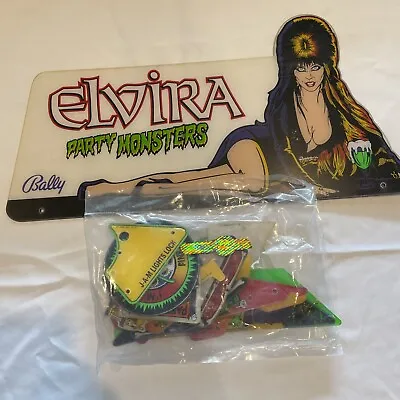 Elvira & The Party Monsters Pinball Plastic Set 1989 Bally New Licensed Sealed • $179.99