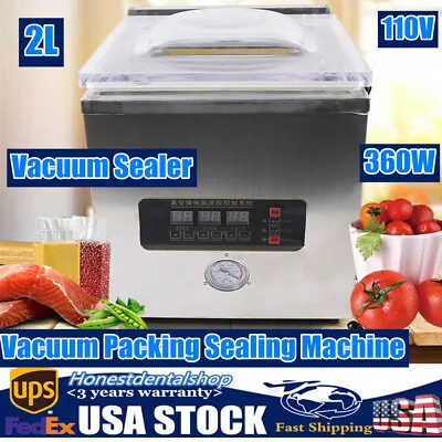$277.49 • Buy Commercial Vacuum Sealing Packaging Pack Machine Sealer Food Chamber Automatic