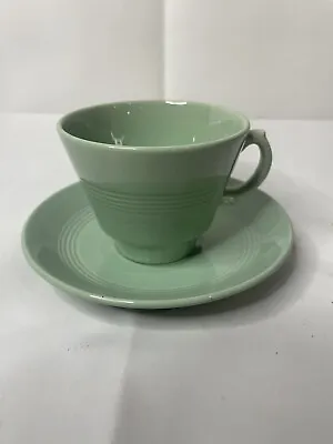 £10 • Buy Four Vintage Woods Ware Beryl Cups And Saucers