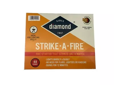 Diamond Strike-A-Fire 48 Count: Effortless & Long-Lasting Fire Starters • $20.99