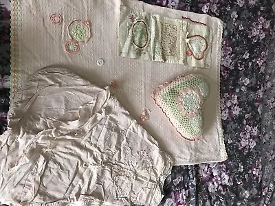 Beautiful Mamas And Papas Knitted Blanket & Cushion Set Sleeping Bag Bundle • £29