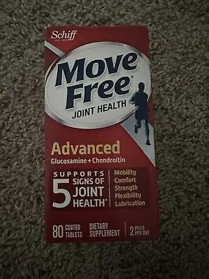 Schiff Move Free Advanced Vitamin Tablets For Joints 80-Count Exp-01/2025 • $13.33