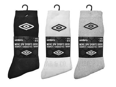 *NEW MENS* Official UMBRO Ankle Liner Trainer Sport Socks Cotton Rich UK 6-11 • £6.49