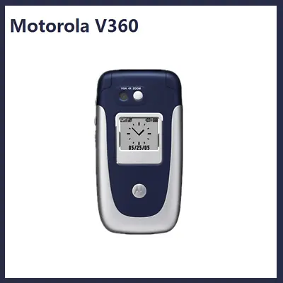 Original Motorola V360 Unlocked Mobile Phone Bluetooth GSM Flip-Phone 1.9 In • $50.99