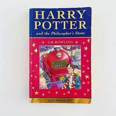 Harry Potter And The Philosphers Stone Paperback Book 2001 • $20.63