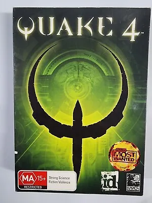 Quake 4 - Activision Most Wanted - PC CD-Rom - Rated MA15+ - Untested - Manual • $13.26