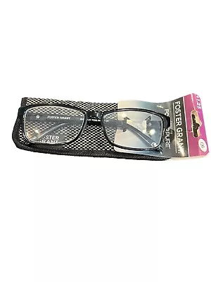 Foster Grant Men's Reading Glasses Madden Black • $8.99