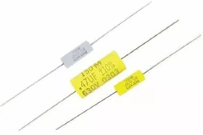 Mallory 150 Series 630 Volt Capacitors (Guitar & Amp  Mustard  Style) • $2.75