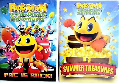 Pac-Man And The Ghostly Adventures Lot Of 2 DVD Pac Is Back Summer Treasure NEW • $4.95