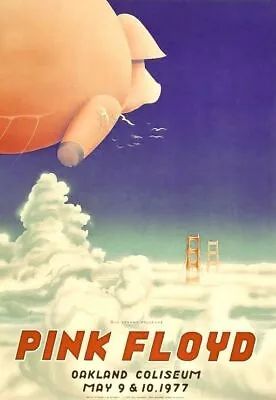 $99.99 • Buy PINK FLOYD 1977 ANIMALS TOUR OAKLAND COLISEUM CONCERT 3rd PRINTING POSTER 