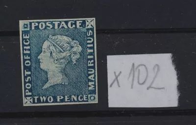 FORGERY Of Mauritius 1847 Post Office  2p Blue  Engraved Forgery  X102 • $0.99
