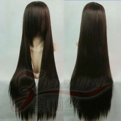 100cm/120cm Long Straight Heat Resistant Cosplay Fashion Wig 40 /47 Free Wig Cap • $21.99