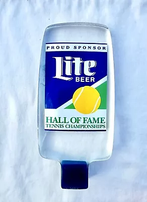 Miller Lite HOF Tennis Championship Beer Tap Handle • $40