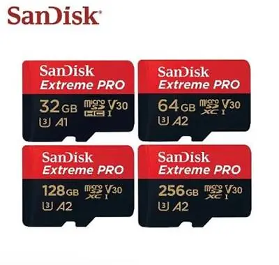 Sandisk Extreme Pro Micro SD Card 32GB 64GB 128GB Memory Card + Adapter • £28.93