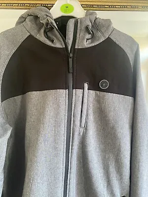 Liverpool Fc Hooded Jacket Grey And Black XL Genuine Lfc Merchandise Looks Great • £45