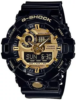 CASIO Watch G-SHOCK GA-710GB-1AJF Men's Black • $213.26