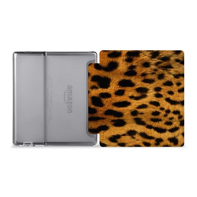 $19.99 • Buy Leopard Pattern Flip Case Cover For Amazon Kindle Oasis 7 Inch 2022