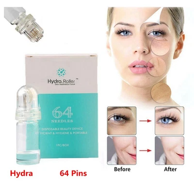 $8.13 • Buy Hydra Roller 64pins Microneedle Serum Meso Injection Face Skin Tightening