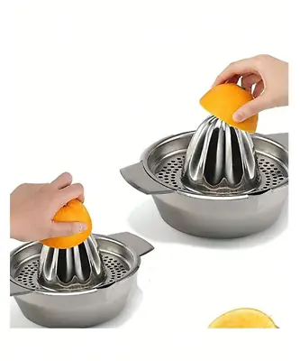 Juicer Manual Stainless Steel Fruit Hand Extractor Press Squeezer Wheatgrass USA • $10.99
