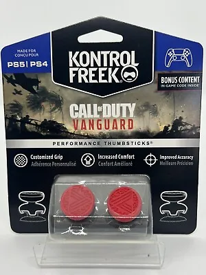 Kontrolfreek Performance Thumbsticks Playstation 4/5  Call Of Duty Vanguard Red • £7.99